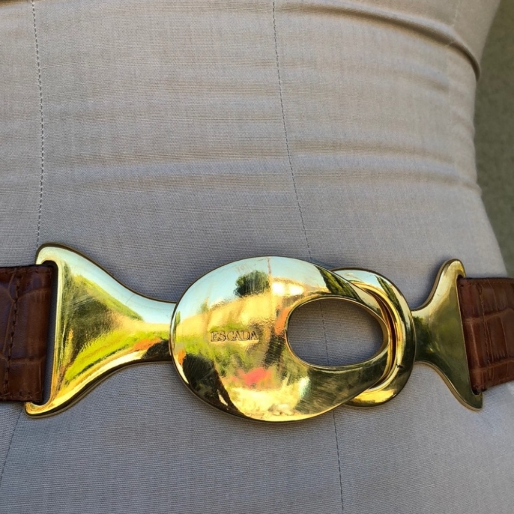 Escada Interlocking Embossed Belt - image 2